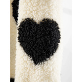 Women's Fuzzy Heart Winter Sweatshirt - Chestnut - Sweater - 2XL - Plush - image 20