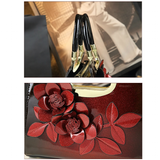Handbags Women's Elegant Evening Bag - Gold - Wedding Clutch - Medium - PU Leather - image 18