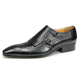Men's Luxury Leather Formal Dress Shoe - Black - Men's Dress Shoe - 47 B - Genuine Leather - image 9