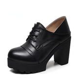 Women's Real Leather Mary Jane Platforms - Red - 3 / 10cm - 10.5 B - Genuine Leather - image 21