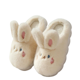 Women's Cute Rabbit Slippers - White - Rabbit Slippers - 36-37 - Plush - image 1