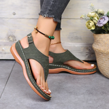 Women's Summer Slip On Sandals - Black - Slip On Sandals - 43 B - PU Leather - image 30