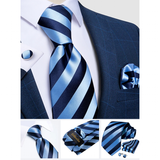 Funki Buys | Neckties | Men's 3 Pcs Stylish Formal Tie Set