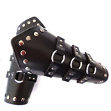 Unisex Punk Cosplay Wristbands 2 Pcs - Black - 1 - Wristband - Medium - PU Leather - image 2