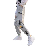 Women's Retro Streetwear Cargo Pants - Grey - 1 / Cargo Pants - 5XL - Polyester - image 50