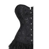 Women's Victorian Gothic Corset Dress - Black 1 / Black 1 - 2340 / 6523 - 6XL - Polyester - image 5