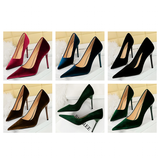 Women's Suede Fashion High Heel Stiletto - Royal Blue - Pointy Heels - 40 B - PU Suede - image 15