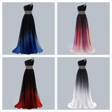 Women's Long Chiffon Evening Dress - Black/Multi - Dress - 26W - Polyester/Chiffon - image 13