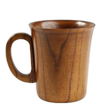 Natural Japanese Jujube Wood Cup Mug - Brown - 4 / 6 Pcs Set - Medium - JuJube Wood - image 8