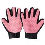 De-shedding Gloves 2 Pcs - Pink - 2 Pcs - One Size - Adjustable - Silicone - image 6
