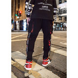 Men's Punk Goth Streetwear Cargo Pants - Black - 1 / Evb60 / Pants - XXXL - Polyester - image 23