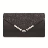 Handbags Women's Evening Clutch Purse - Gold - Clutch Purse - Small - Satin - image 8