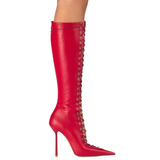 Funki Buys | Boots | Women's Stylish Lace Up Stiletto Boots