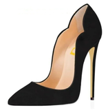 Women's Colored Checkered Patent High Heels - Black/White - 12cm Heel - 44 B - PU Leather - image 36