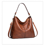 Handbags Women's Leather Shoulder Bag - Brown - Handbag - Medium - Genuine Leather - image 26