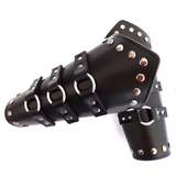 Unisex Punk Cosplay Wristbands 2 Pcs - Black - 1 - Wristband - Medium - PU Leather - image 8
