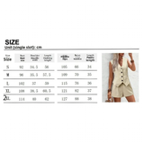 Women's Shorts and Vest Romper Set - Green - Women's Shorts Jumpsuit - 5XL - Polyester - image 19