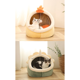 Funki Buys | Pet Beds | Cat Bed Warm Cozy Kitten Cat Cave - Pink - Rabbit / Cat Cave Bed / L / Plush - image 26