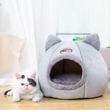 Cat Beds Cozy Sweet Pink Cave House - Pink - XL 40x40x40cm - Plush - image 15