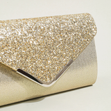 Handbags Women's Evening Clutch Purse - Gold - Clutch Purse - Small - Satin - image 13