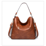 Handbags Women's Leather Shoulder Bag - Brown - Handbag - Medium - Genuine Leather - image 27