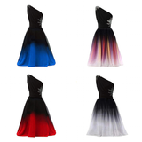 Women's Gradient Chiffon Cocktail Dress - Black/Multi - Dress - 26W - Polyester/Chiffon - image 6