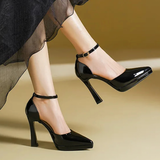 Women's Patent Leather Pointed Toe heels - Red - 12cm Heels - 42 B - Patent Leather - image 27