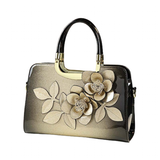 Handbags Women's Elegant Evening Bag - Gold - Wedding Clutch - Medium - PU Leather - image 7