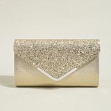 Handbags Women's Evening Clutch Purse - Gold - Clutch Purse - Small - Satin - image 16