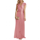 Funki Buys | Dresses | Women's Elegant Long Sequin Dress