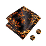 Men's 4 Pcs Luxury Golden Silk Tie Vest Set - Golden - 4pc Tie Set - MJ-0040 - 3XL - Silk - image 9