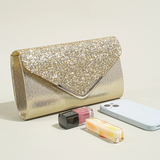 Handbags Women's Evening Clutch Purse - Gold - Clutch Purse - Small - Satin - image 18