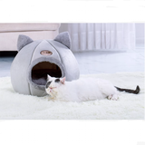 Cat Beds Cozy Sweet Pink Cave House - Pink - XL 40x40x40cm - Plush - image 14