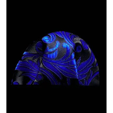 Funki Buys | Neckties | Men's 3 Pcs Indigo Blue Floral Tie Set