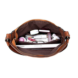 Handbags Women's Leather Shoulder Bag - Brown - Handbag - Medium - Genuine Leather - image 21
