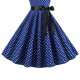 Women's Rockabilly Swing Halter Dress - White - Pettiskirt - XXL - Polyester - image 26