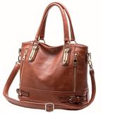 Handbags Women's Designer Shoulder Bag - Brown - Crossbody Bag - Medium - PU Leather - image 21