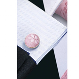 Funki Buys | Neckties | Men's 3 Pcs Pink Floral Silk Tie Set