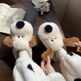 Women's Cute Puppy Slippers - Cream - Full Puppy Slippers - 34-35 - Plush - image 20