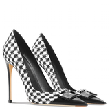 Women's Genuine Leather Patent Pumps - Black 1 - 6cm Heel / Stiletto Shoes - 41 B - Genuine Leather - image 3