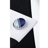 Funki Buys | Neckties | Men's 3 Pcs Stylish Blue Striped Tie Set