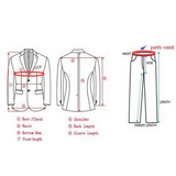 Men's White 2 Pcs Long Jacket Formal Suit - White - Wedding Suit - 6XL - Wedding Suit - Polyester - image 11