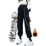 Women's Retro Streetwear Cargo Pants - Black - 2 / Velvet / Cargo Pants - 5XL - Polyester - image 44