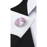 Funki Buys | Neckties | Men's 3 Pcs Pretty Pink Floral Tie Set
