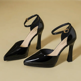 Women's Patent Leather Pointed Toe heels - Red - 12cm Heels - 42 B - Patent Leather - image 22