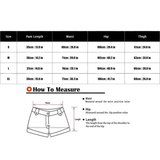 Women's Gothic Denim Summer Shorts - Black - Shorts - XXL - Polyester Denim - image 25