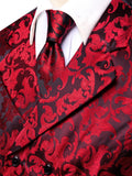 Funki Buys | Vests | Men's 4 Pcs Formal Floral Tie Vest Sets