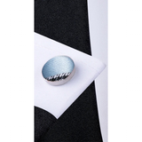 Funki Buys | Neckties | Men's 3 Pcs Pale Blue Striped Tie Set