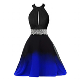 Women's Chiffon Short Cocktail Dress - Black/Multi - Dress - 26W - Polyester/Chiffon - image 17