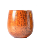 Funki Buys | Cups | Natural Wood Cups Handmade Cups - Brown - 4 / 6 Pcs Set / JuJube Wood / 180ml - image 1